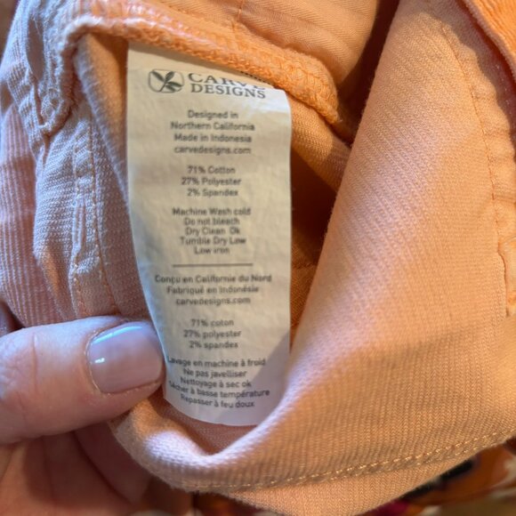 Carve Designs Orange Women's Shorts - Picture 8 of 8